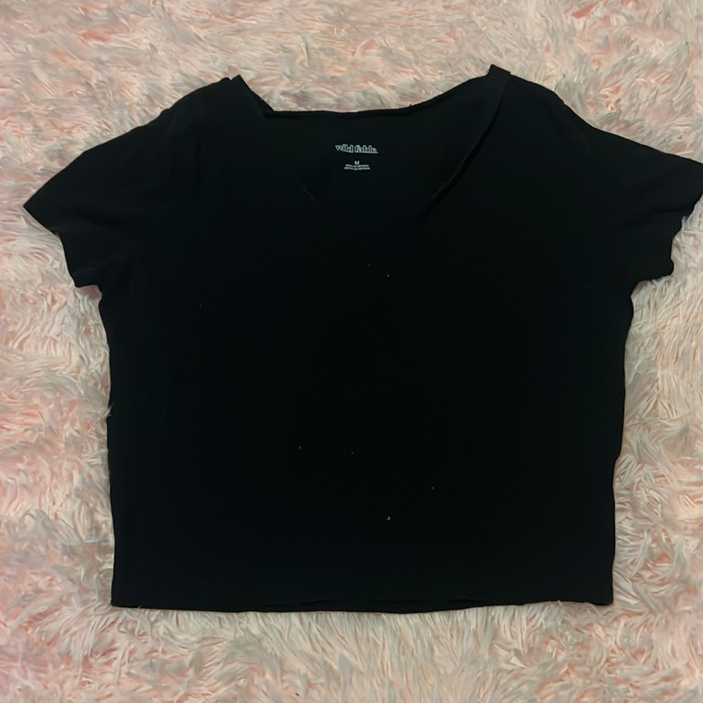 Wild Fable black cropped top.